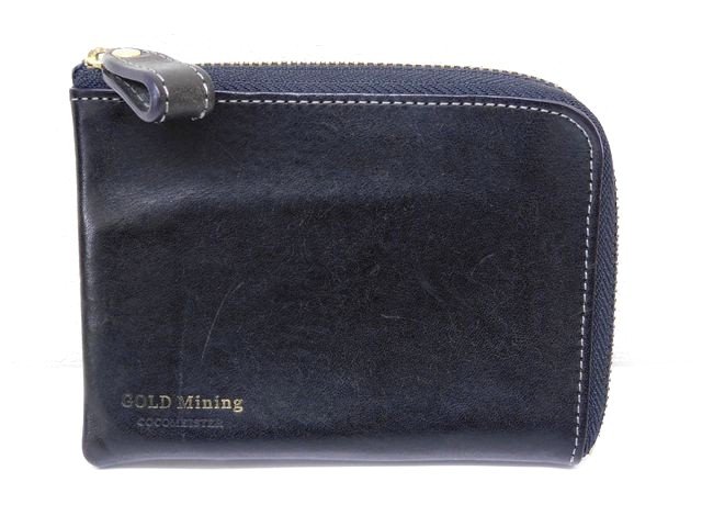 ココマイスター COCOMEISTER ■ GOLD MINING ゴールドマイニング レザー 小銭入れ コインケース ミニ財布 □8C