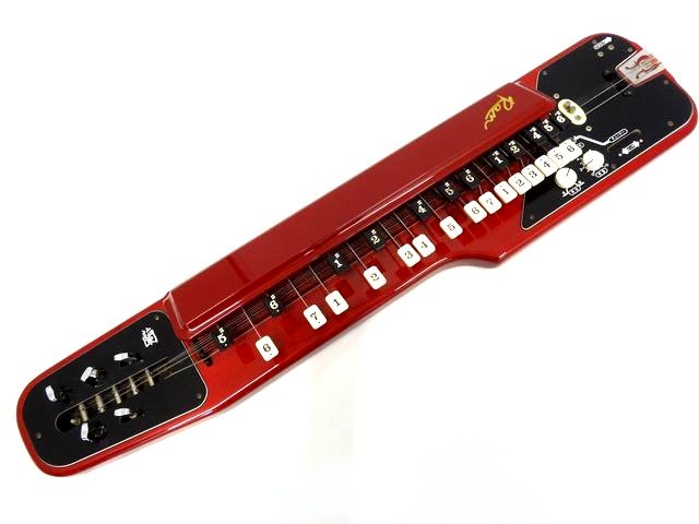 1 スズキ 大正琴 アルト 蘭 ◆ 鈴木楽器製作所 楽器 電子 ハードケース付き 趣味 伝統流 和楽器 SUZUKI □8C