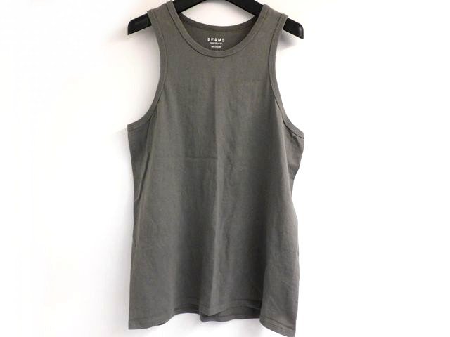 Men's Clothing - ※送料無料※ ビームス ルーズ タンクトップ ■ サイズM グレー系 メンズ 素材タグ切れ 11-07-0069-458 BEAMS □8C