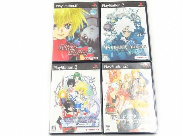 SONY プレイステーション2 テイルズシリーズ4本 まとめ売り ◆ PS2 プレステ デスティニー アビス レジェンディア PlayStation □8C