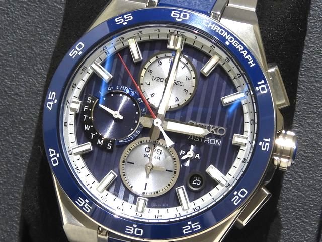 SWATCH - 新品同様 セイコー アストロン ネクスター GPS ソーラー電波 時計 ☆ SBXC181 ブルーセラミックス チタン SEIKO ASTRON NEXTER クロノ ▼8D