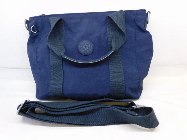 樂天商城 - まだ美品 キプリング KIPLING ■ 2WAY ハンドバッグ ショルダーバッグ ナイロン 色むら加工 レディース □8E