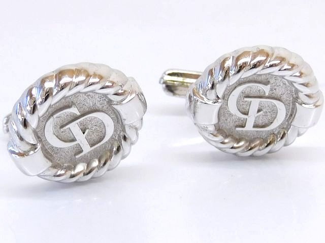 ※送料無料※ 3F ChristianDior クリスチャンディオール ■ ヴィンテージ カフスボタン カフスリンクス アクセサリー □8E