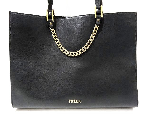 樂天商城 - フルラ マギー トートバッグ ■ G6811 2WAY レザー レディース メンズ ショルダーバッグ チェーン FURLA MAGGIE □8E