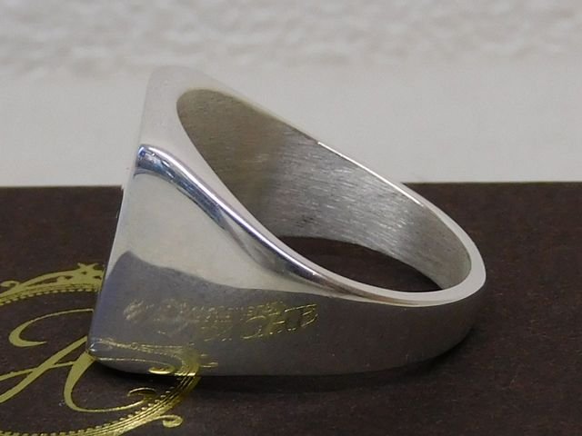 3F かなり美品 AVALANCHE アヴァランチ アバランチ ■ ASE-DOP-YSP 印台リング 指輪...