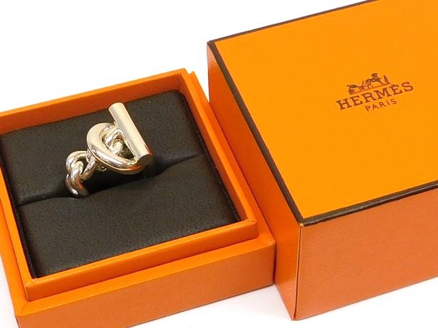 樂天商城 - 新品同様品 エルメス リング クロワゼットGM ■ #50 実測9号 SV925 指輪 約16.4g HERMES□8F
