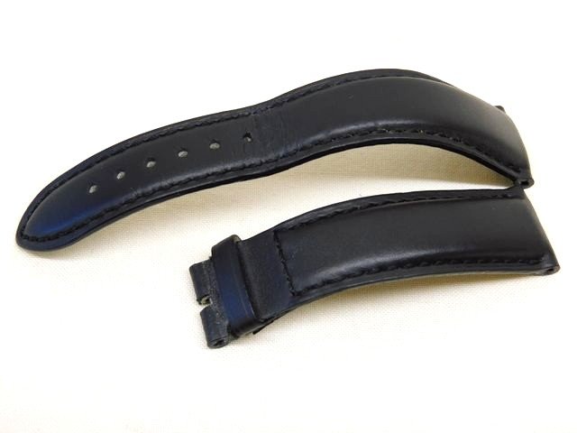 樂天商城 - ※送料無料※ BVLGARI ブルガリ ■ 純正革バンド ラグ19mm黒 パーツ 革ベルト 時計ベルト 使用感あり□8F