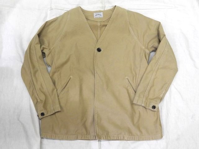 樂天商城 - F40 SPELL BOUND/スペルバウンド サイズ3 ◇ メンズ ノーカラー ジャケット ベージュ コットン 48582T ブルゾン▼8F