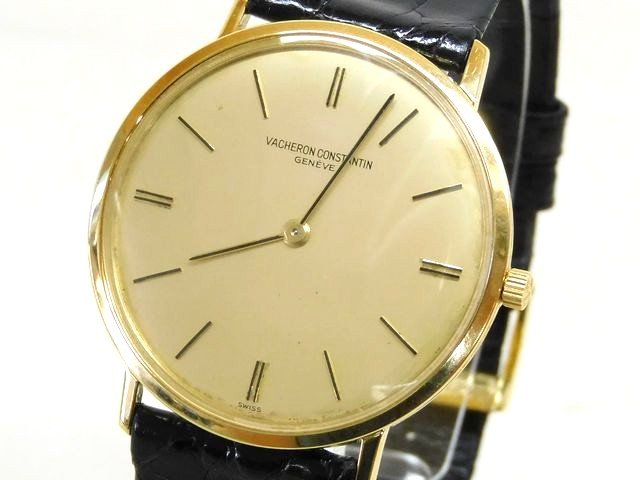 VACHERON CONSTANTIN/ヴァシュロンコンスタンタン ☆ イエローゴールド 手巻き ラウンドウォッチ メンズ 腕時計 アンティーク □8D8G