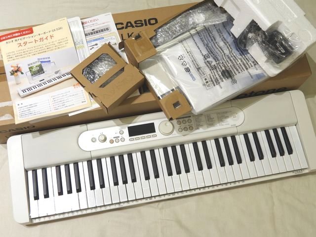 楽天市場】カシオ計算機 カシオ 光ナビゲーションキーボード LK－107の通販