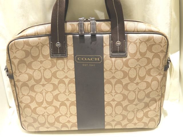 楽天市場】COACH コーチ シグネチャー（ビジネスバッグ・ブリーフ