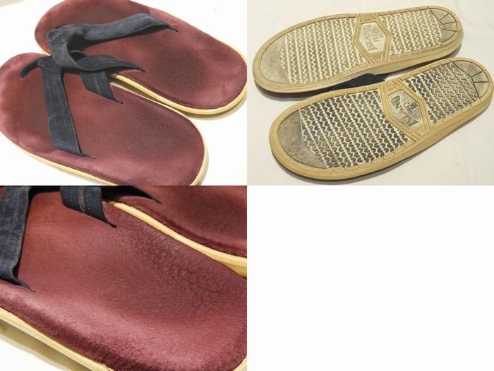 ISLAND SLIPPER / アイランド・スリッパ メンズ サンダル ◇ サイズ10 ボルドー ブ...