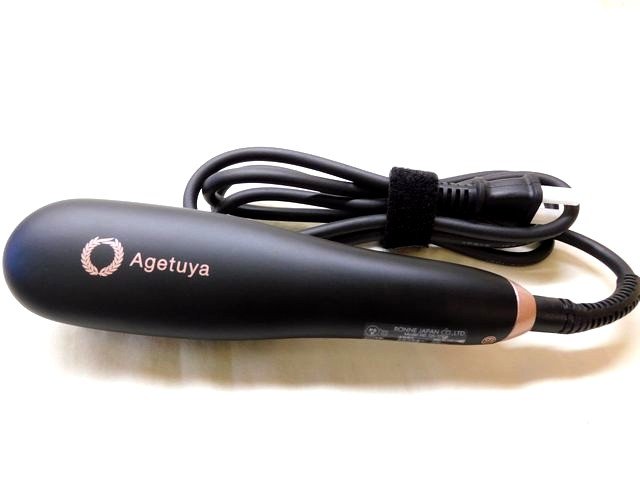 動作確認済み 美品 Agetuya アゲツヤ ポータブル ミニブラシ アイロン ■ QS-17108 ...
