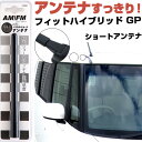フィットハイブリッド GP1 ラジオアンテナ ラジオ ショートアンテナ ヘリカルショート アンテナ FM パーツ カスタムパーツ ドレスアップ 純正交換 外装パ...