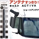 キャスト ACTIVA LA250 260S ラジオアンテナ ラジオ ショートアンテナ ヘリカルショート アンテナ FM パーツ カスタムパーツ ドレスアップ ...