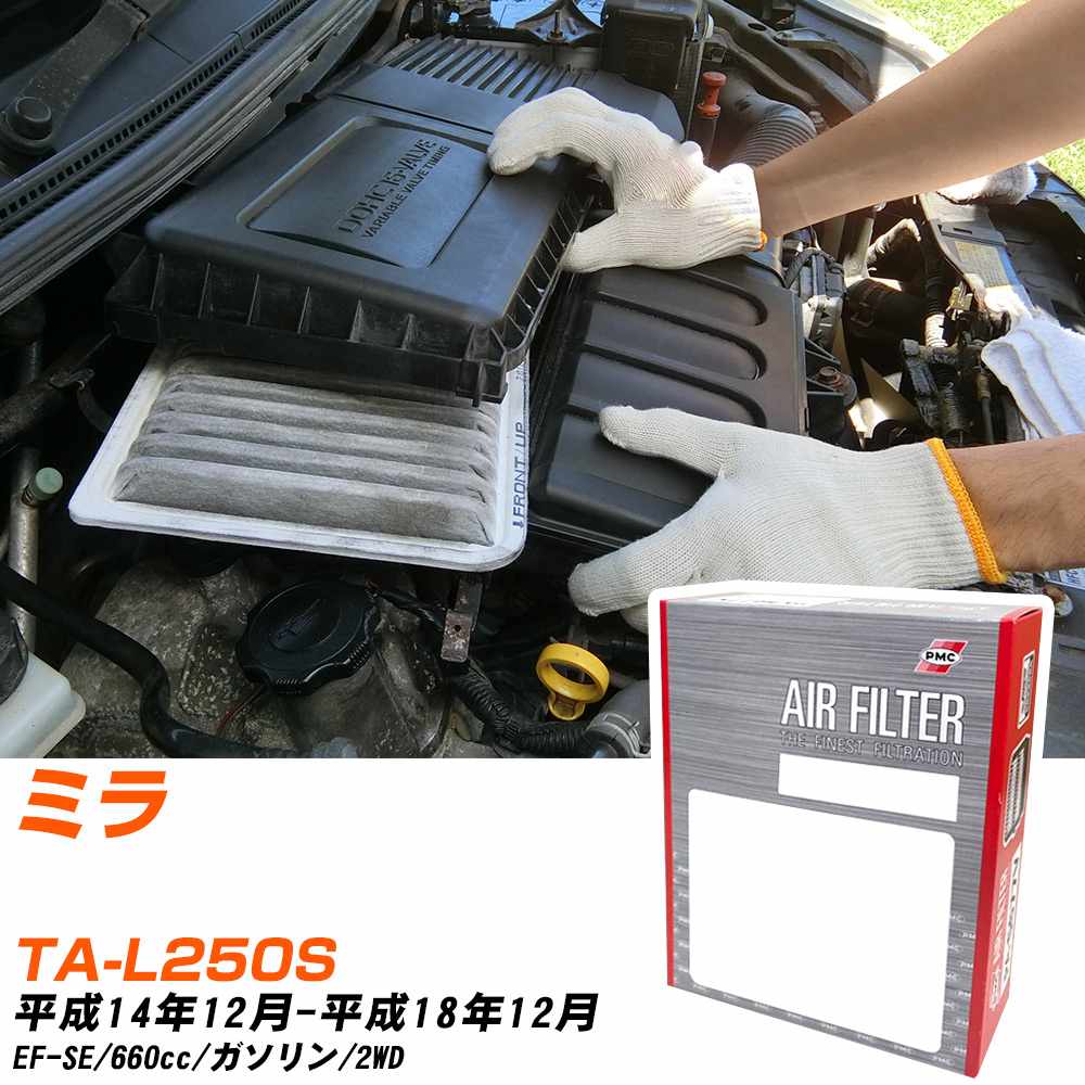 エアフィルター PMC ダイハツ ミラ TA-L250S H14.12-H18.12 EF-SE パシフィック工業 PA3622 エアーエレメントエアーフィルター 数量1点 【H04006】