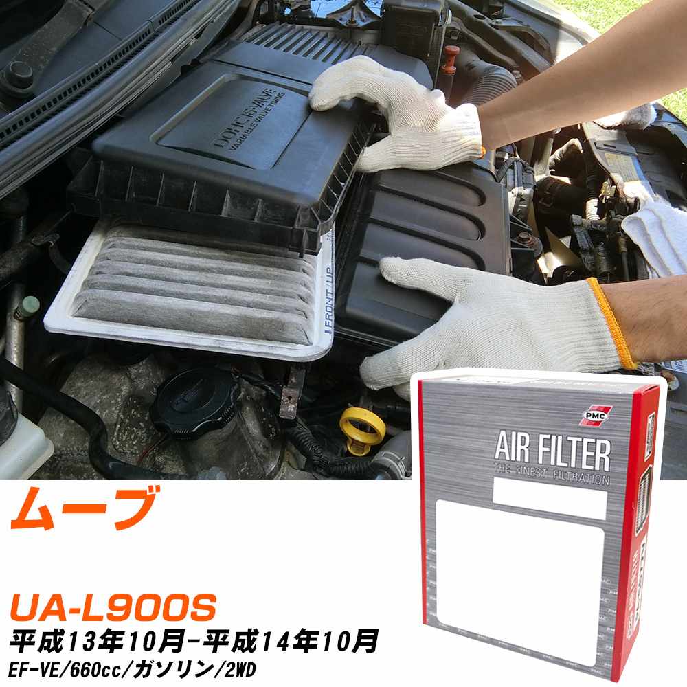 エアフィルター PMC ダイハツ ムーブ UA-L900S H13.10-H14.10 EF-VE パシフィック工業 PA6620 エアーエレメントエアーフィルター 数量1点 【H04006】