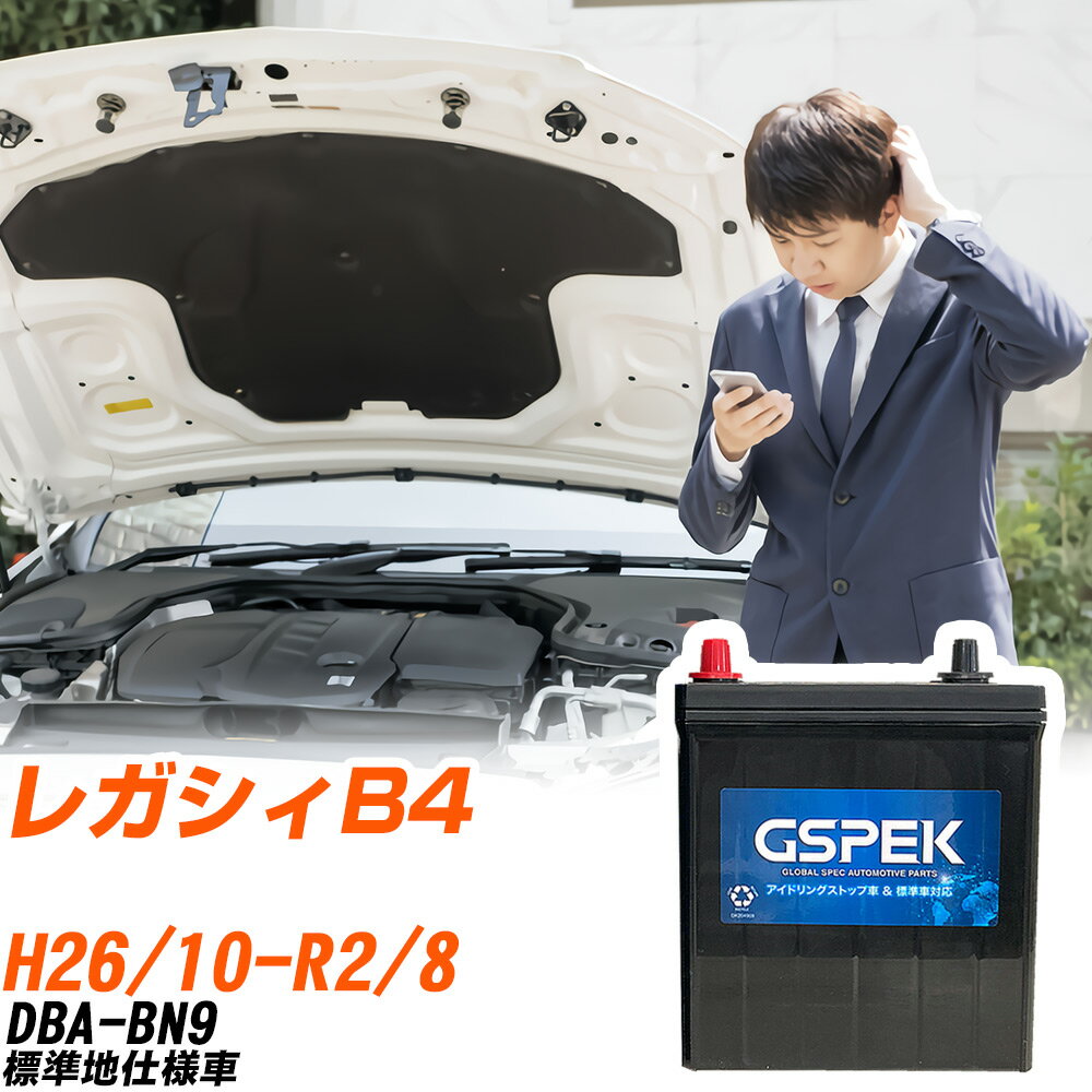 スバル レガシィB4 BN9 H26/10-R2/8 標準地仕様車 バッテリー 車用 GSPEK Wシリーズ W-Q90R/PL 【H04006】