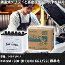 車 バッテリー トヨタ ダイナ 2001(H13)/06 KG-LY220 標準地 3000cc GSユアサ PRX-115D31L 車検整備 自動車用品 【大...