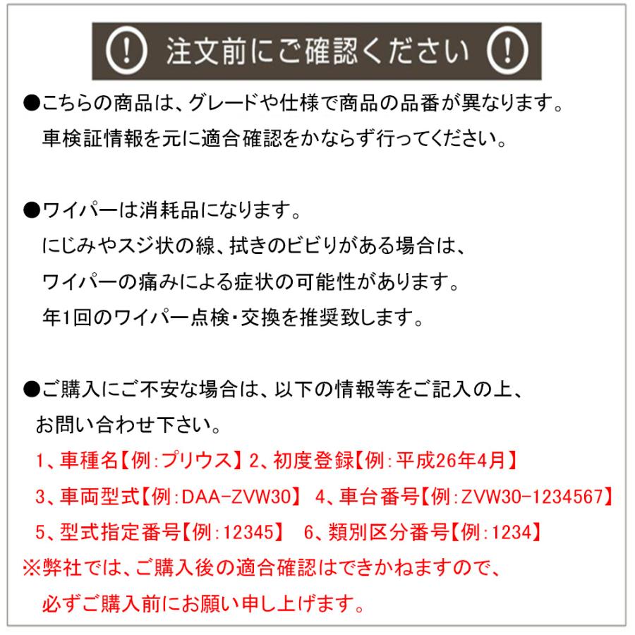 【みんなのワイパー】雨用ワイパー 2本セット 三菱 ギャラン H4.5-H8.7/E52A/E53A/E54A/E57A/E64A/E72A/E74A/E77A/E84A NWB 【品番：m50x1 m45x1】