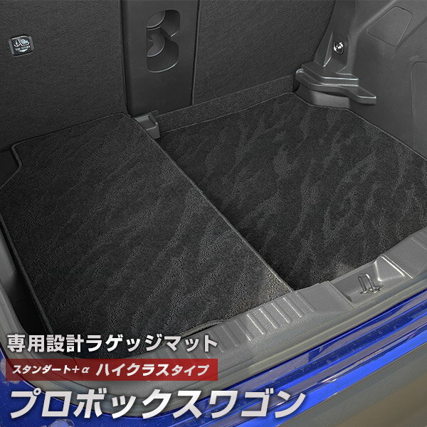 プロボックス ワゴン 専用 トランクマット 純正互換 カーマット ラゲッジマット 荷室 トランクスペース ラゲッジスペース 汚れ防止 スタンダードタイプ 黒 ブラック カーアイテム 内装パーツ トランクルーム 送料無料