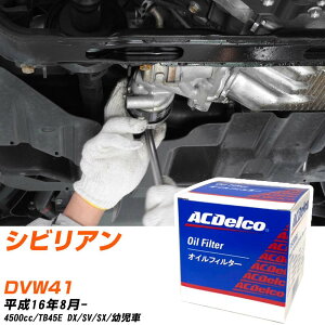 オイルフィルター ACデルコ 日産 シビリアン DVW41 H16.8- TB45E PF312J オイルエレメント 【数量10点】 【H04006】