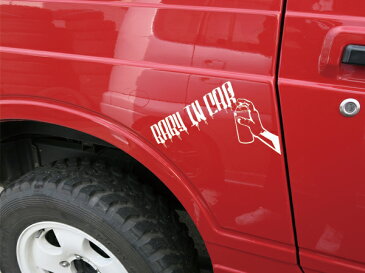 BABY IN CAR ベビーインカー ステッカー ハードロック スプレー 車 カーステッカー デカール ベイビーインカー チャイルドインカー 赤ちゃん かわいい in car 面白い 個性 給油口 防水ステッカー シンプル ボード ギター ベース ステッカー ROCK 送料無料