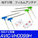 地デジアンテナ AVIC-VH0099H対応 avicvh0099h フィルムアンテナ サイバーナビ 楽ナビ カロツェリア パイオニア フィルムアンテナ 送料無...