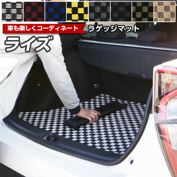ライズ トランクマット 純正互換 内装パーツ トランクフロアマット カーマット ラゲッジマット 荷室 トランクスペース ラゲッジスペース 汚れ防止 ループ生地 ...