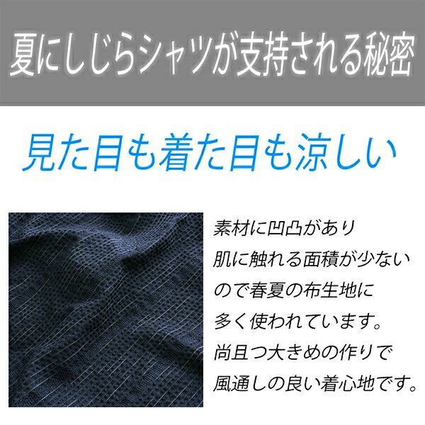 シニア メンズ シャツ 半袖 大きいサイズ 3L 4L 5L ゆったり 父の日 ギフト プレゼント 紳士 しじら シジラ 40代 50代 60代 70代 80代 シニアファッション M L LL 夏 anp500