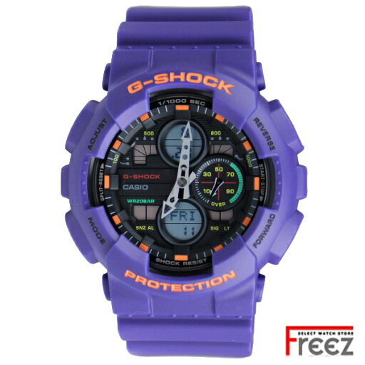 カシオ CASIO G-SHOCK ジーショック パープル 紫 GA-140-6A【あす楽】【送料無料】 カシオ CASIO G-SHOCK ジーショック パープル 紫 GA-140-6A【あす楽】【送料無料】