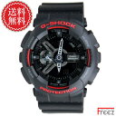 カシオ G-SHOCK メンズ 腕時計 Black Red Series（ブラック＆レッドシリーズ） GA-110HR-1A【あす楽】【送料無料】