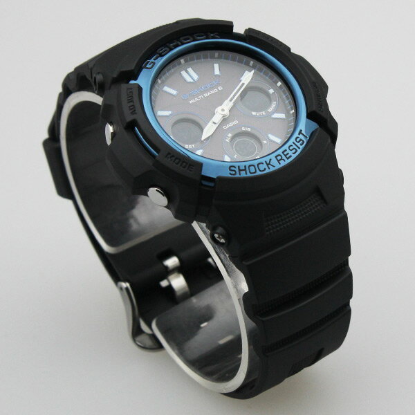 【楽天市場】【国内正規品】CASIO G-SHOCK ジーショック 電波 ソーラー AWG-M100A-1AJF 世界6局受信 ソーラー 電波