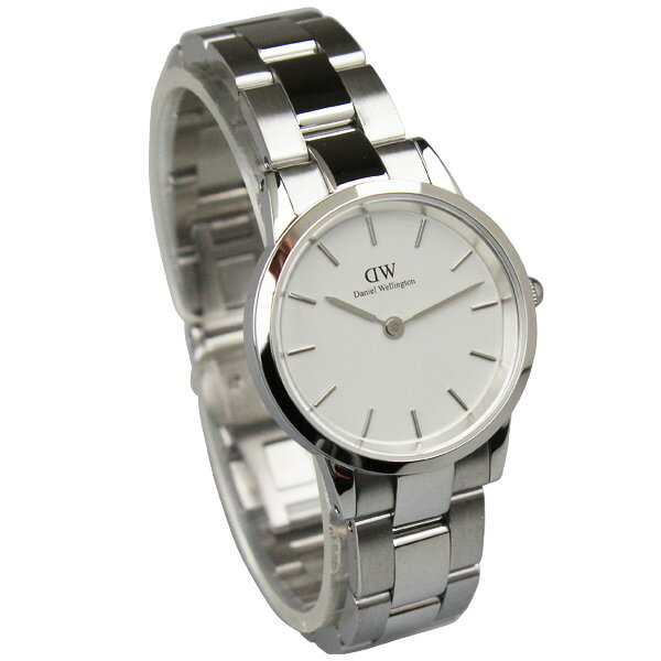ダニエルウェリントン DANIEL WELLINGTON ICONIC LINK SILVER WHITE アイコニック...