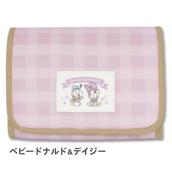 母子手帳ケース ジャバラ ディズニー ベビー マルチケース 母子手帳 Mサイズ B6 2...