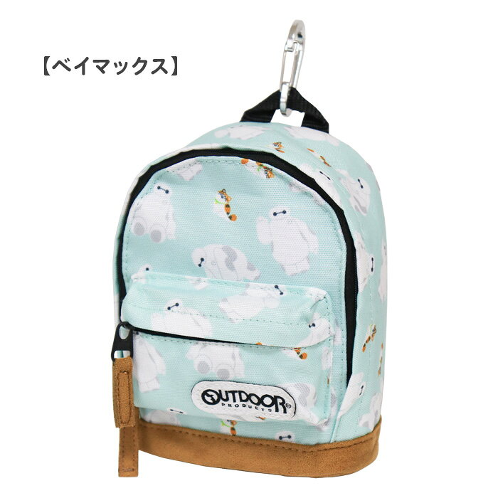 リュック型 ポーチ OUTDOOR アウトドアプロダクツ カラビナ付き キャラクター レディース キッズ 女の子 ペンケース スマホポーチ ガジェットポーチ おしゃれ かわいい 小物入れ auc-friendly-10004939 FRIENDLY(フレンドリー) サンプル画像2