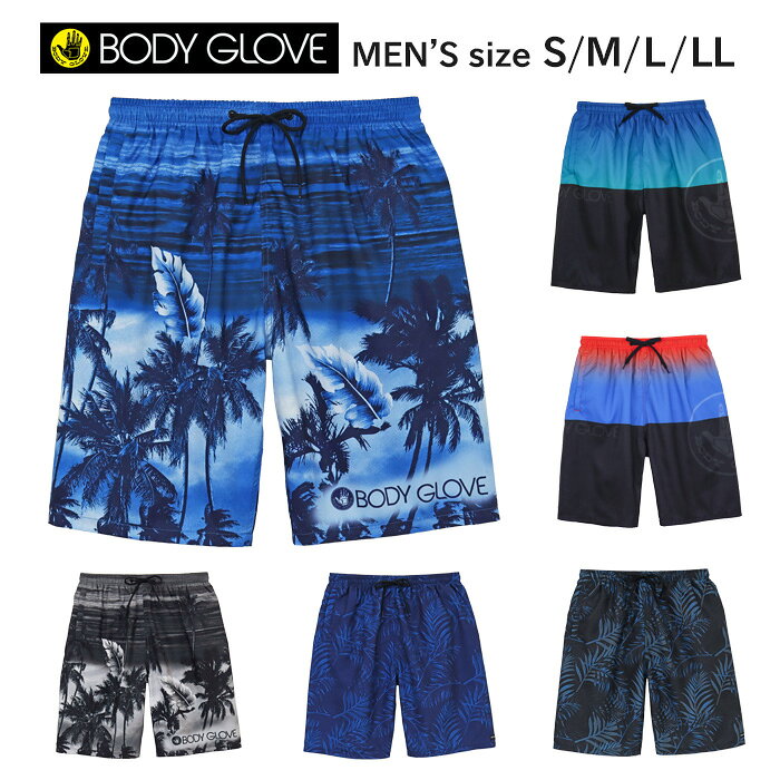 水着 メンズ 大人 高校生 中学生 男子 サーフパンツ ロング丈 BODY GLOVE ボディグ...