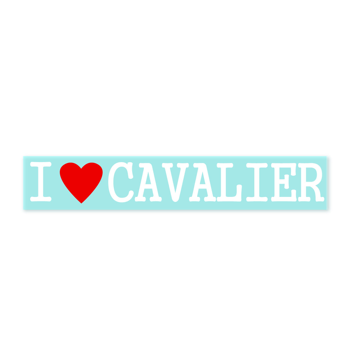 【Fproducts】アイラブステッカー/CAVALIER/アイラブ キャバリエ【ポイント消化】