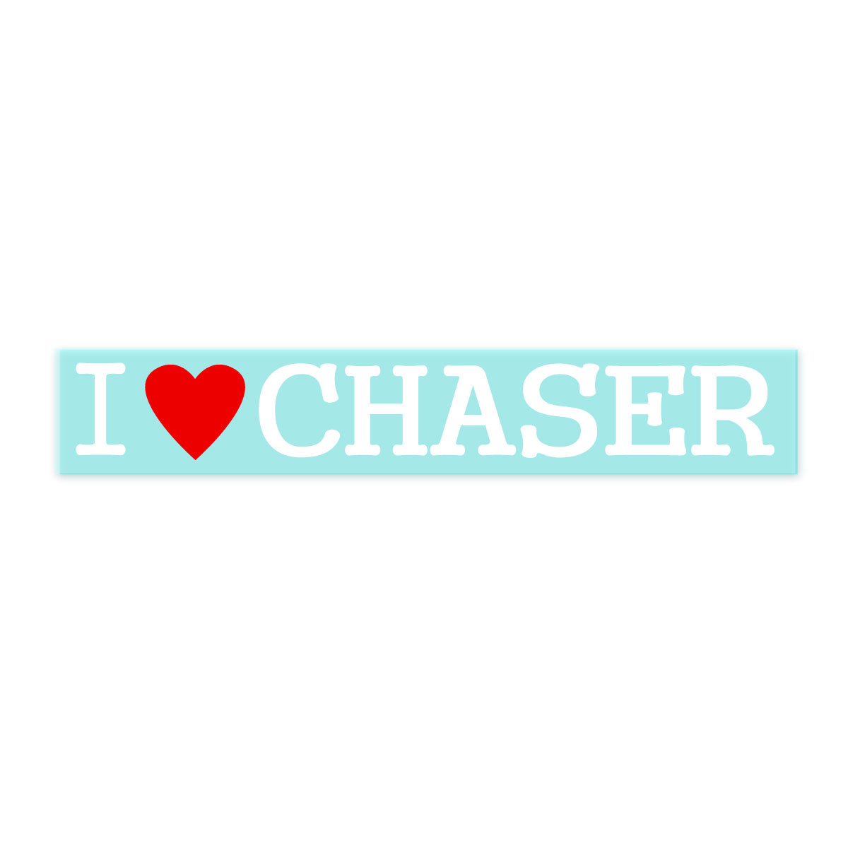 【Fproducts】アイラブステッカー/CHASER/アイラブ チェイサー【ポイント消化】