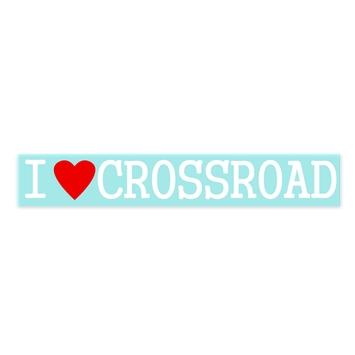 【Fproducts】アイラブステッカー/CROSSROAD/アイラブ クロスロード【ポイント消化】