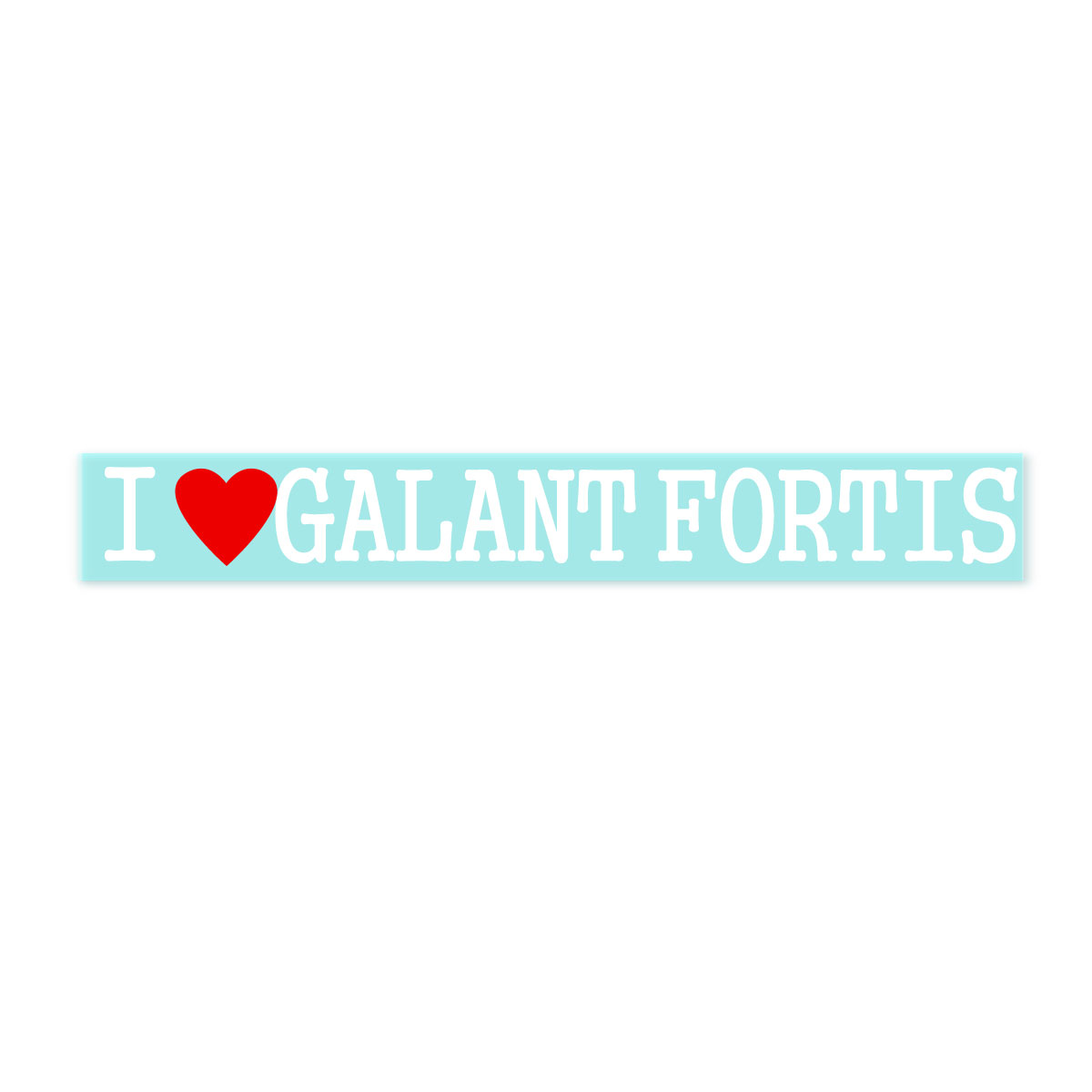 【Fproducts】アイラブステッカー/GALANT FORTIS/アイラブ ギャランフォルティス【ポイント消化】