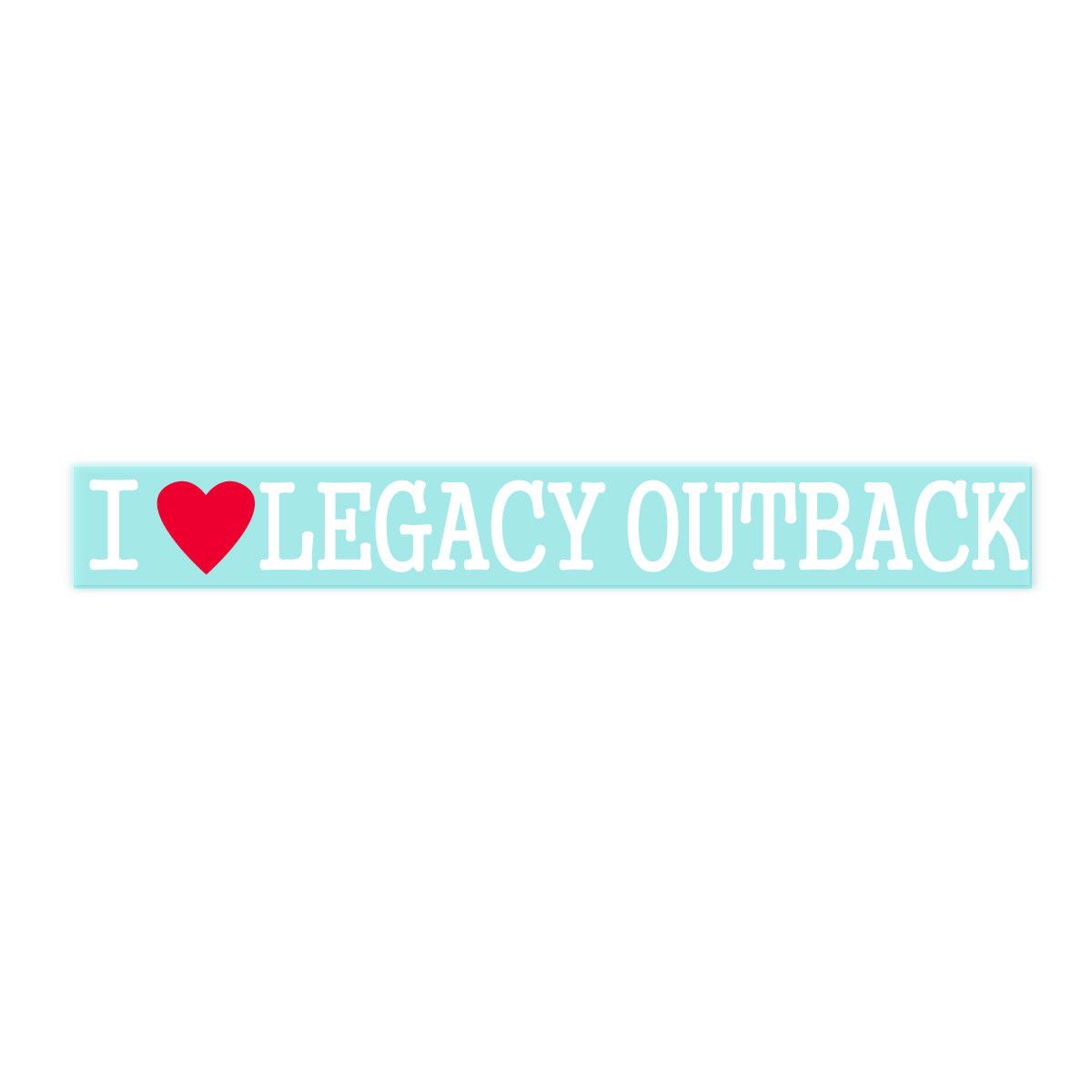 【Fproducts】アイラブステッカー/LEGACY OUTBACK/アイラブ レガシィアウトバック【ポイント消化】