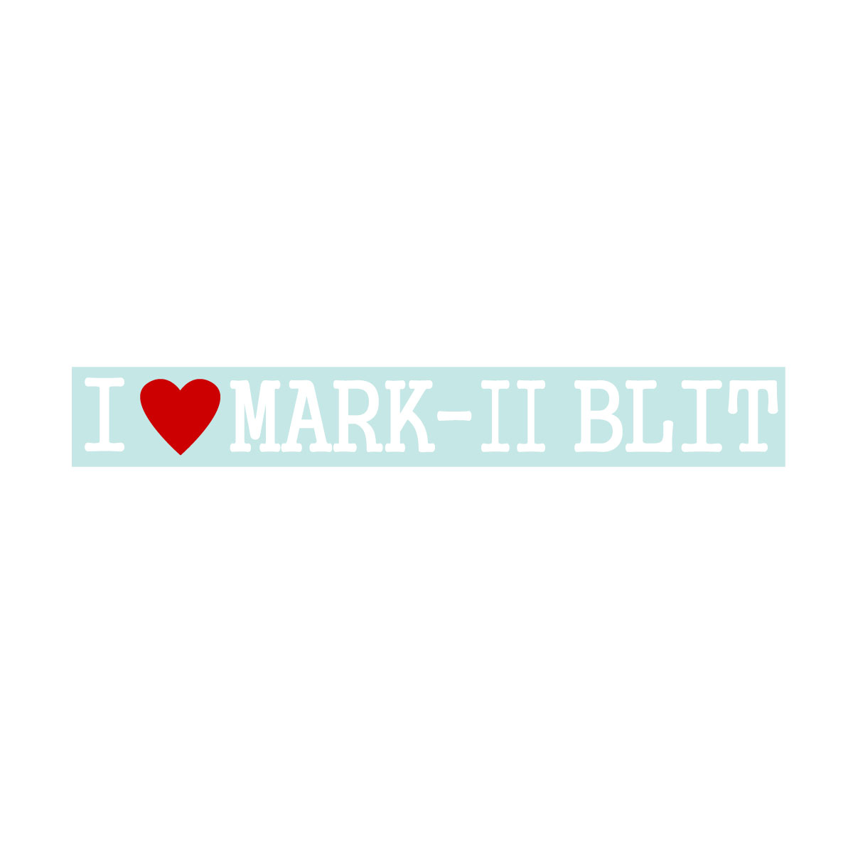 【Fproducts】アイラブステッカー/MARK-II BLIT/アイラブ マーク2ブリット【ポイント消化】