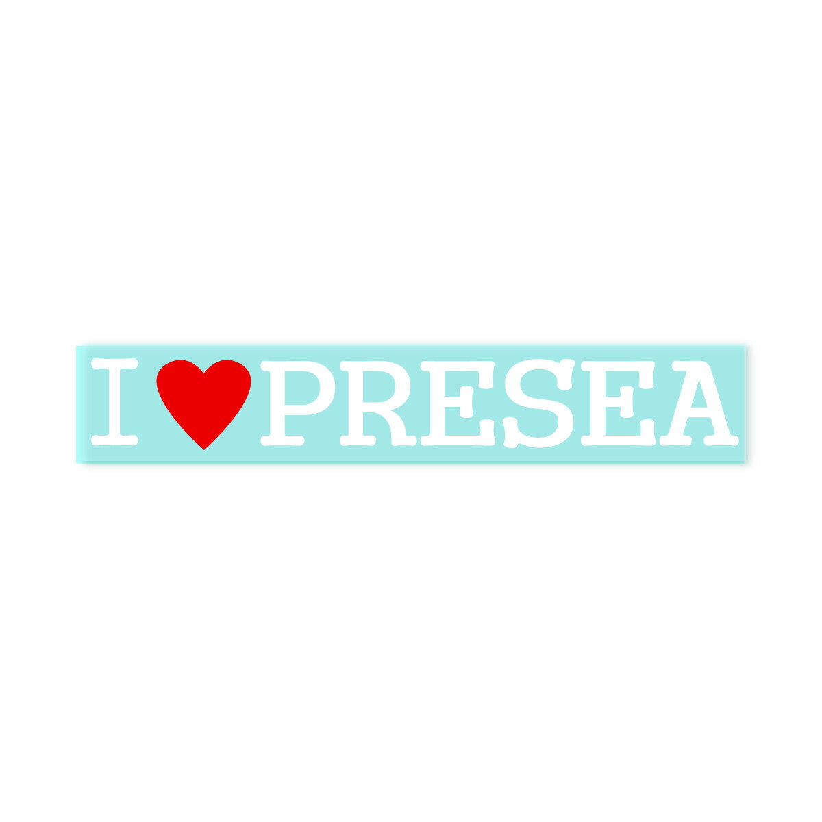 【Fproducts】アイラブステッカー/PRESEA/アイラブ プレセア【ポイント消化】