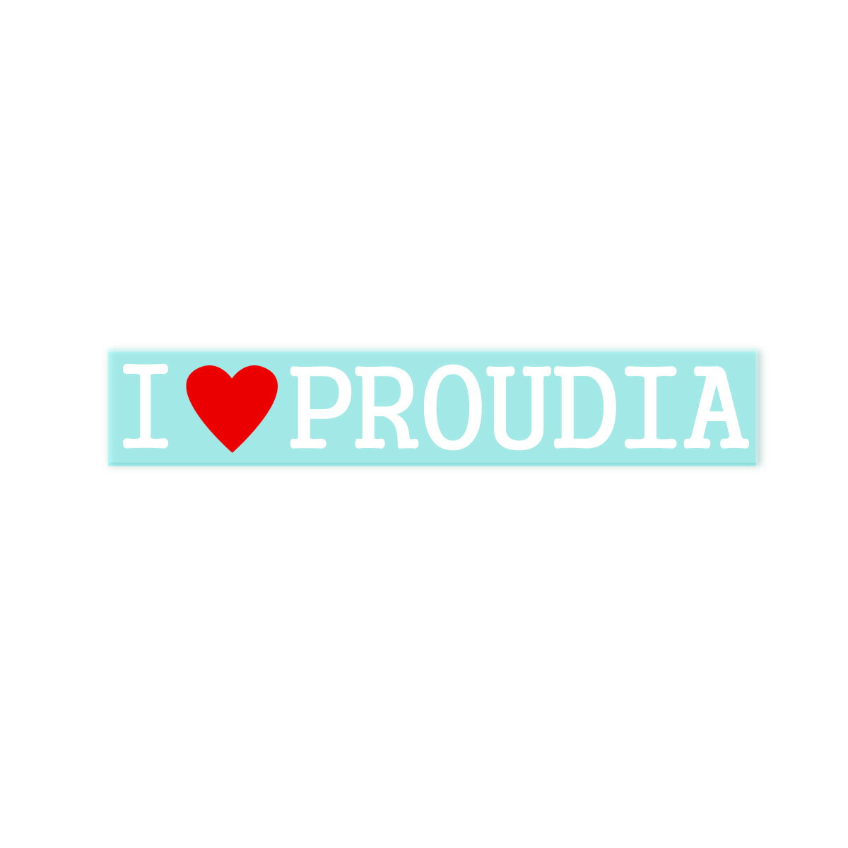 【Fproducts】アイラブステッカー/PROUDIA/アイラブ プラウディア【ポイント消化】