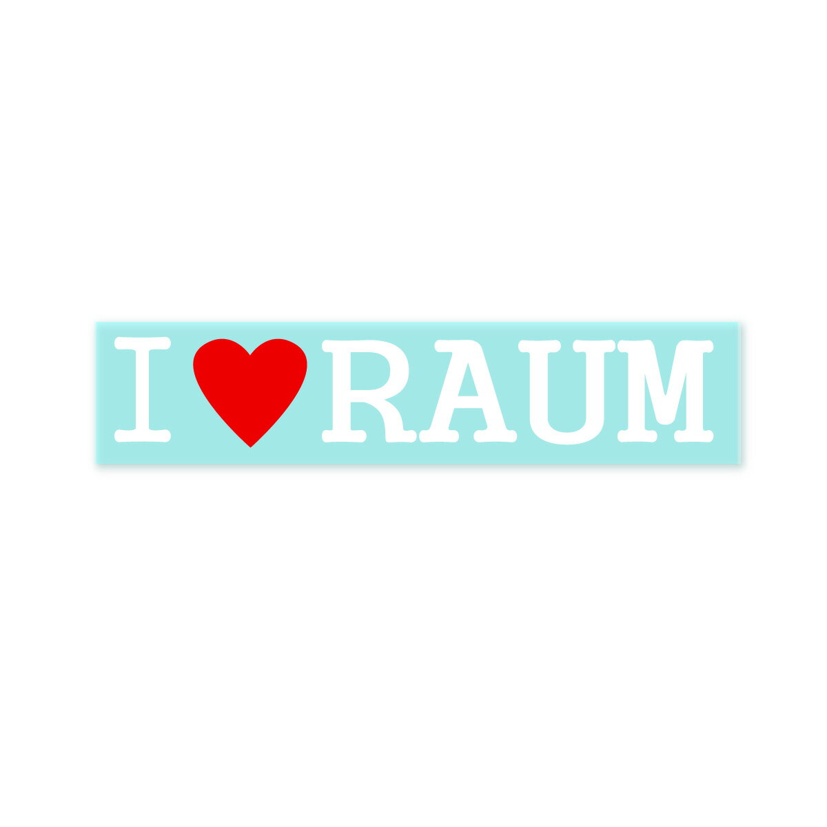 【Fproducts】アイラブステッカー/RAUM/アイラブ ラウム【ポイント消化】