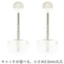 プラチナ2.5mm丸玉ピアス