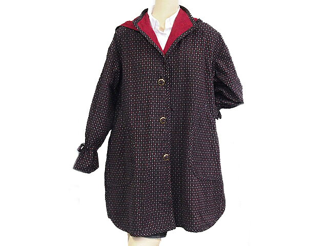 Other Jackets Jumpers - 富士屋◆加野而青堂 コート 重要無形文化財 久留米絣 藍染 綿100％【中古】