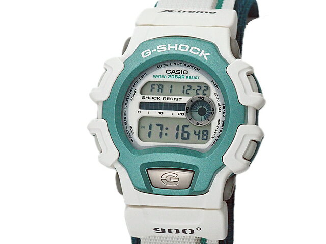 富士屋◆カシオ CASIO Gショック DW-004BD-3T テリエ ハーコンセンコラボ グリーン×ホワイト メンズ クオーツ 腕時計【中古】