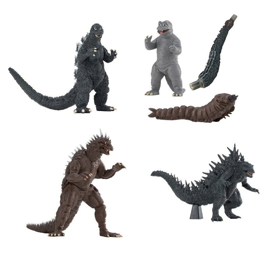 HGシリーズ ゴジラ モスラ対ゴジラ編 全4種セット BANDAI コンプリート 【在庫品】のサムネイル